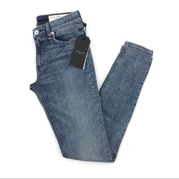 rag & bone Denim - Rag & Bone Medium Rise Denim Skinny Leg Jeans Denim Pants